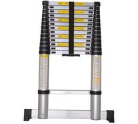 Echelle télescopique en aluminium VARAN - 14 échelons - 5m - Facile à transporter et à ranger