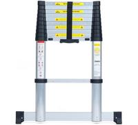 Varan Motors - DLT210B-2019 Echelle tlescopique en aluminium, hauteur de 3.20m, 11 chelons