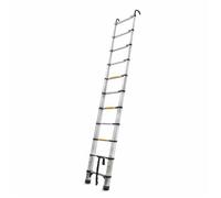 Échelle télescopique - INNOVAGOODS - 3,2 m - 10 marches - Aluminium - 150 kg