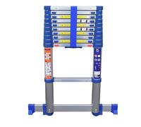 Echelle Télescopique Keli (320 Cm), Echelle Pliante - Escamotable, Fabriquée En Aluminium De Qualité Professionnelle, Certifiée à 1