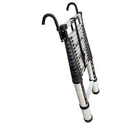 Échelle télescopique légère en aluminium avec crochet amovible, capacité de 150 kg, extensible pour une utilisation en extérieur à la maison, au grenier, échelle extensible et portable