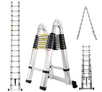 Échelle télescopique multifonction en aluminium de 5 m - Charge maximale : 150 kg