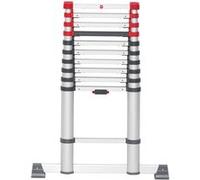 Hailo Échelle télescopique Flexline 11 échelons aluminium 3,2m/4m