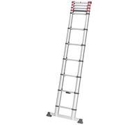 Echelle télescopique Pliable 13 échelons 3,8m/4,5m en Aluminium Hailo Flexline