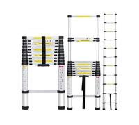 Échelle télescopique pliable Dripex - 11 marches - 3,2m - 150kg - EN 131