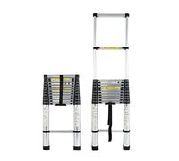 Échelle télescopique pliable en aluminium de 6 m - Multifonction - Échelle de jardin - Capacité de 150 kg - Design compact et portable pour un usage domestique et professionnel