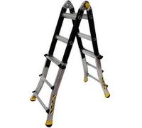 Echelle télescopique pliante 4x4 barreaux hauteur 4,10 m TT4 Centaure G