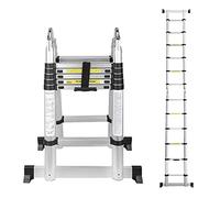 Échelle télescopique portable multifonction en aluminium extensible et pliable pour structures de cadre et mariages, légère et idéale pour la maison et l'extérieur