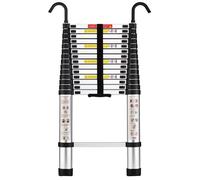Échelle télescopique - STANEW - Unique Droite - 4,4 m - Aluminium - Crochet amovible