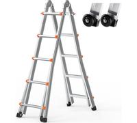 VEVOR Échelle télescopique à cadre en A en aluminium 5990 mm 149,7 kg extérieur
