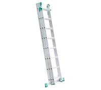 Echelle transformable 3 plans coulissante extensible 8 marches
