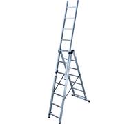 Echelle transformable 3 plans HAILO 3 x 7 échelons