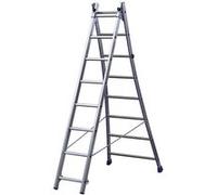 Echelle transformable à base évasée 2 plans 2x10 accès maxi 5,45 m KET2 Centaure
