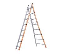 - Echelle transformable Alu 2x8 échelons Haut. accès 4,7m - PRONOR TUBESCA COMABI