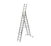 Echelle transformable aluminium 3 plans utilisable dans des escaliers (fonction rattrapage de niveau)