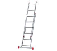 Échelle transformable - MON MOBILIER DESIGN - 2 plans - Aluminium léger - 6 marches - Charge 150 kg
