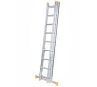 Échelle transformable - MON MOBILIER DESIGN - ATRA - Aluminium léger - 9 marches - Charge 150 kg