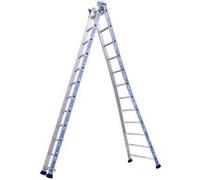 Tubesca - Echelle transformable 2 plans 12+12 échelons Haut. d'accès maxi 6,90m - PLATINIU G