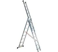 Echelle transformable semi-pro en alu 3x8 Ht travail 5.84m Escalux G