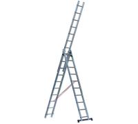 Echelle transformable semi-professionnelle - ESCALUX - 3x10 barreaux - Hauteur de travail 7m48 - Aluminium