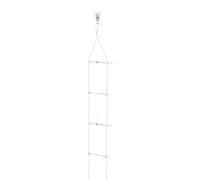 Échelle tricotée d'extérieur 15 m avec crochet, capacité de charge de 200 kg, échelle de sauvetage pour équipements de jeu pour enfants, catastrophes, évacuations, actions de sauvetage, réparations