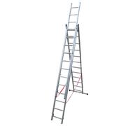 Echelle Universelle 3 plans adaptable aux escaliers 3 x 12 marches