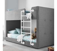 Échelle universelle double sur lit superposé complet - 3/4/5 à fixation murale en fer forgé pour grenier, grenier, escalade d'urgence pour toit de dortoir, bureau à domicile (100-300 cm)