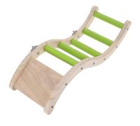 Échelle verte pour cage à perroquet 32 x 11,5 x 6,5 cm - Entraînement de la motricité - Lot de 4