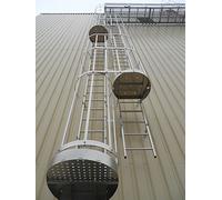 Echelles à crinoline aluminium CENTAURE Hauteur à franchir 4.90 à 5.74m - 255816