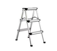 Échelles à marches, Échelle Robuste en Alliage d'aluminium épais 3 marches for la Maison Escalier Multifonctionnel Pliant Intérieur et extérieur Escabeau d'ingénierie Portable Mobile(3 Step Ladder)
