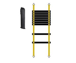 Échelles d'Agilité Sportives | Équipement Sportif Portable avec un Sac de Transport - Échelle de Vitesse pour le Jeu de Pieds - pour le Football le Soccer l'Athlétisme le Hockey le Tennis et le Badmin