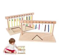 Échelles de perles colorées, d'enseignement des mathématiques sûrs et, 3pour le comptage « apprentissage des puzzles pour la première éducation des