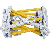 Échelles de Secours 3 étages en Corde, échelle en Nylon, échelle d'escalade Domestique, échelle de Pompier Portable et fiable, 15 m (10 m/33 pi)
