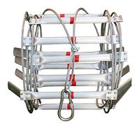 Échelles de Secours Échelle De Corde en Alliage D'aluminium Réutilisable, Échelle D'évacuation Auto-Sauvetage en Hauteur, Échelle De Secours en Fil Durable, Rapide À Déployer