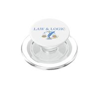 Échelles juridiques et logiques de Conception de la Justice PopSockets PopGrip pour MagSafe