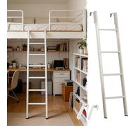 Échelles pour Lits superposés Jumeaux, réglables de 116 à 185 cm, Pieds antidérapants avec Crochets, idéales pour Les mezzanines, Les dortoirs, Les Camping-Cars et Le Camping. Accessoire de
