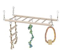 échelles suspendu sur cordes en bois pour rongeur Trixie Beige TU