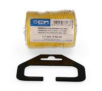 écheveau tressé EDM Jaune polypropylène