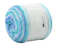 Écheveaux de Fil Doux Arc-En-Ciel, 100g Pelotes de Laine Peignée à Tricoter, 240m - Dégradé Couleurs pour Bricolage, Bébé, Châle, Écharpe, Crochet