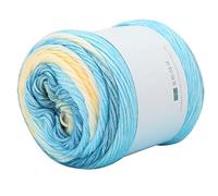 Écheveaux de Fil Doux Arc-En-Ciel, 100g Pelotes de Laine Peignée Dégradé Couleurs pour Tricoter, Bricolage, Bébé, Châle, Écharpe, Crochet - 240m