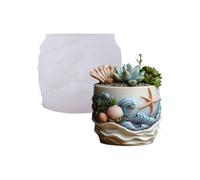 Échinoderm détaillé en élastomère moulé pour la fabrication de flammes à la colophane, les cultivateurs sentimentaux et les garnitures de maison, artisanat en résine multifonction