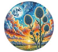 Echinops Sphaerocephalus 1000 Piece Jigsaw Puzzle for Adults Educhational Games Stress Relief Puzzle Cultivate The Spirit of Teamwork for Adults and Kids, Age 12 Years Up 1000pcs (67.5x67.5cm)