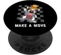 Échiquier Avec Pièce De Pion Bunny-Échecs Popsockets Popgrip-Support Et Grip Pour Smartphone/Tablette Avec Un Top Interchangeable