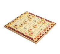 Échiquier Chinois - d'échecs Pliable en Bois pour débutants | Ensemble de Compact, de société éducatif pour la Maison, l'école et Les Loisirs