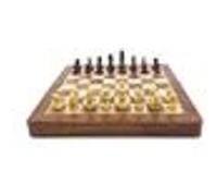 Echiquier : Coffret Patiné Echecs Magnétique 30cm Multicolore G