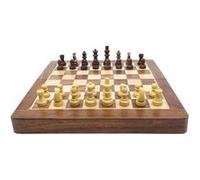 Echiquier : Coffret Patiné Echecs Magnétique 30cm Multicolore G