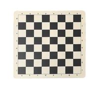 Échiquier de Tournoi générique - Tapis d'échecs Flexible - Échiquier de Voyage - en Cuir synthétique - Facile à Transporter - pour Adultes et - Jeu de société Compact - pour fête - Maison - Nu
