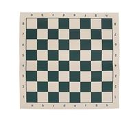 Échiquier d'échecs en PVC Uniquement Échiquier Standard Souple Portable Jouet interactif éducatif pour Voyage Camping en Plein air 34,5 x 34,5 cm Matériau PVC résistant à la