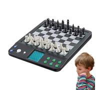 Échiquier électronique, Jeu d'échecs électronique Intelligent avec pièces magnétiques, Fonction de Sauvegarde Automatique, Jeu d'échecs avec écran LCD, Mode d'apprentissage Vocal