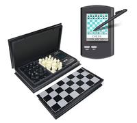 Échiquier électronique portable, jeu d'échecs tactile 8 en 1 avec stylet, grand écran LCD, plus de 220 jeux de maître et modes d'apprentissage pour adultes, enfants et débutants. Apprenez et jouez s